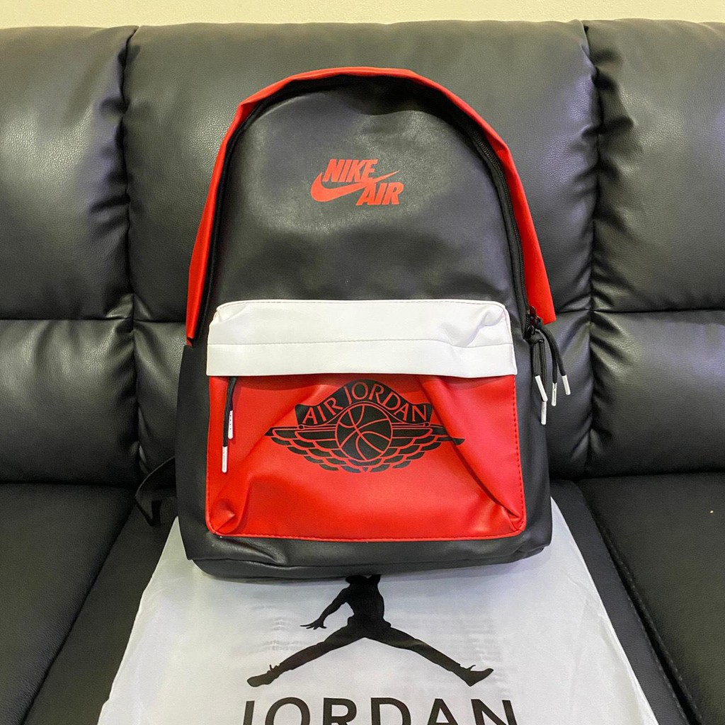 AIR JORDAN LEATHER BAGPACK NIKE ORIGINAL 100%