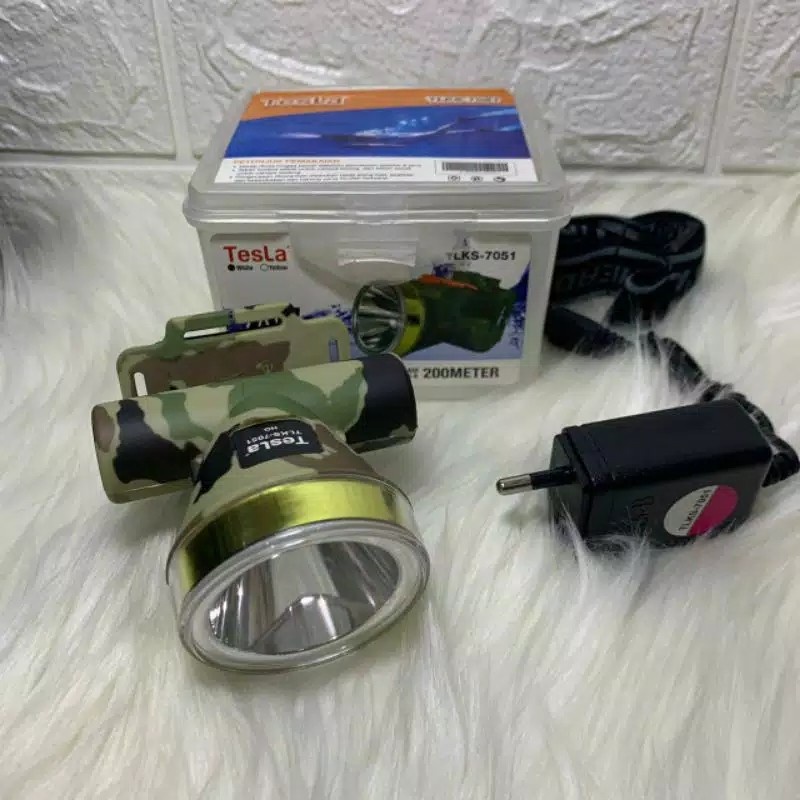 Senter Kepala Selam Tesla TLKS-7051 7 Watt 7W Kedalaman 200 Meter