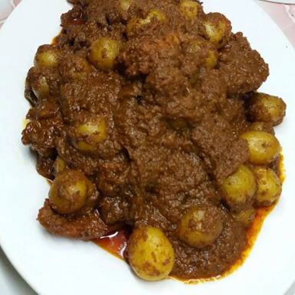 

Rendang sapi khas kota padang 500 gram