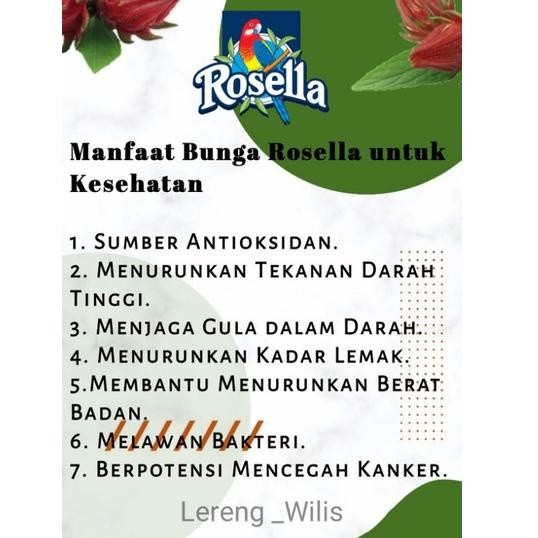 

(Q-EUO) (㊛) Teh Bunga Rosella Merah Kering Grosir Rosela Merah 500 Gram kualitas super ||banyak diminati)