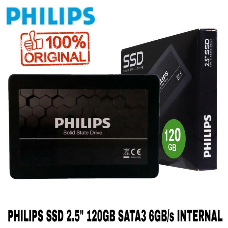 SSD 120GB PHILIPS 2.5&quot; INTERNAL SATA  6GB/s