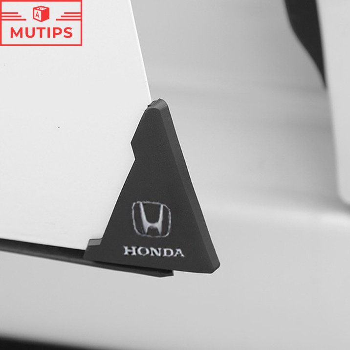 2 / 4Pcs Stiker Pelindung Sudut Pintu Mobil Honda Civic CRV HRV BRV Freed Brio Accord Jazz Bahan PVC