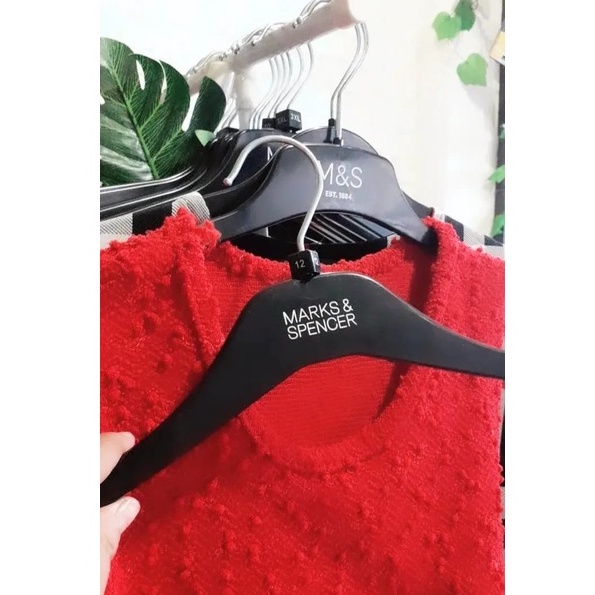 HANGER MARKS & SPENCER SLIM PREMIUM ECER HANGER DISPLAY HANGER BRANDED HANGER BUTIK HANGER LAUNDRY