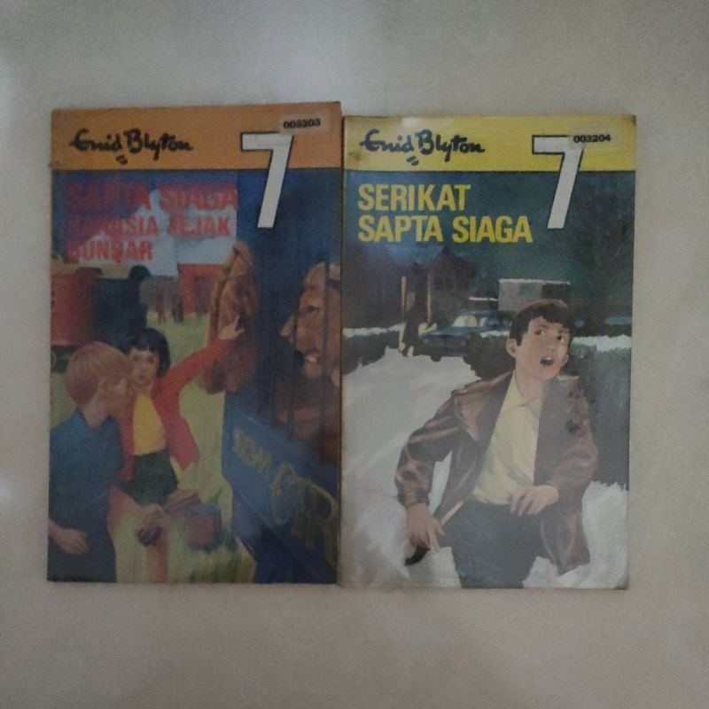novel enid blyton sapta siaga 7 cover lama original