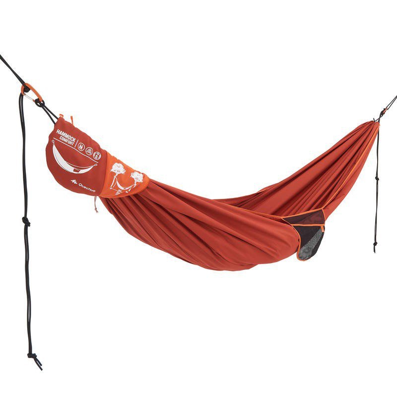 QUECHUA Comfort Hammock Tempat Tidur Gantung Camping Hiking 280x175cm Untuk 2 Orang