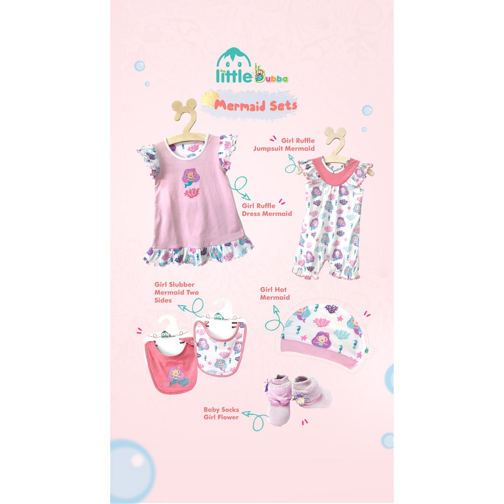 Mermaid Sets - Setelan Bayi dan Anak - Dress Anak dan Bayi - Jumpsuit bayi dan anak