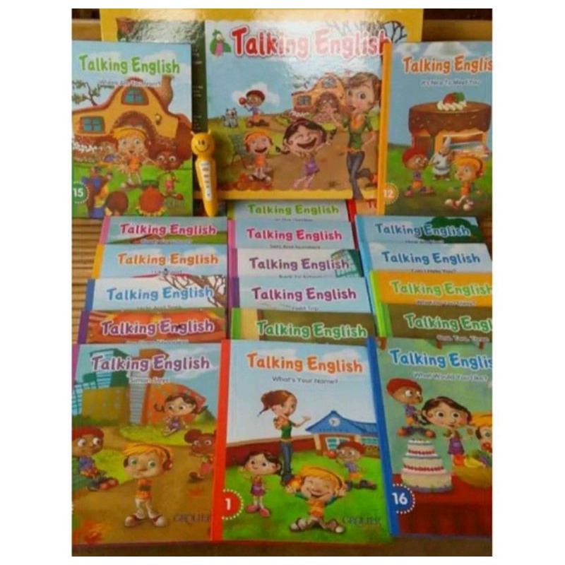 Promo Talking English Grolier Preloved Like New