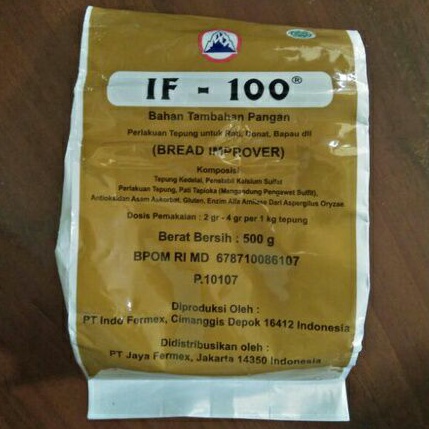 

IF100 Improver 50 gr Pengempuk Roti Penghalus Roti Donat dan Bakpao