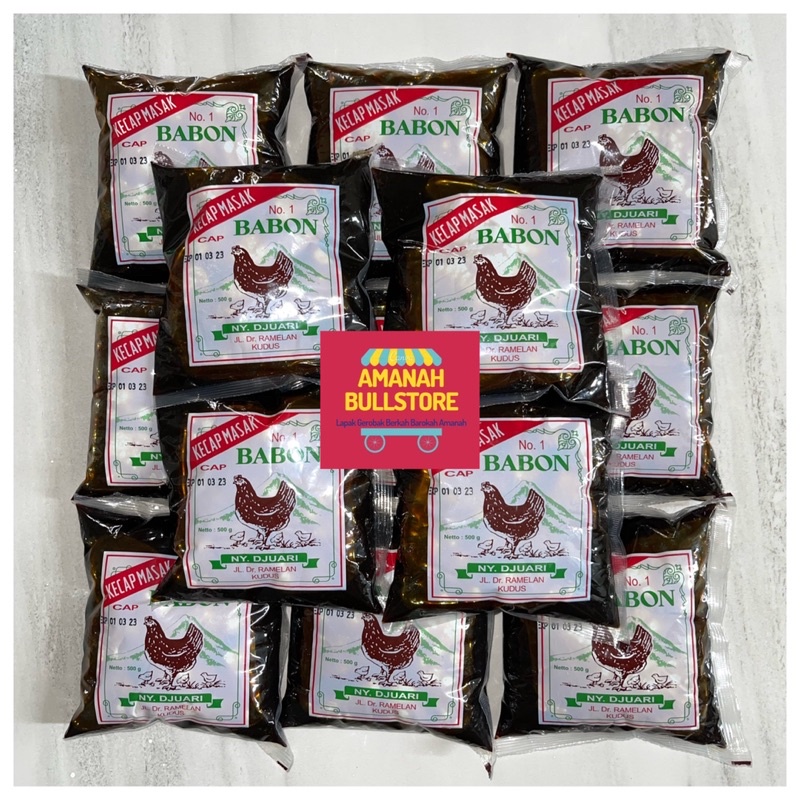 

Kecap Masak Cap Babon Asli Kudus (500gr)