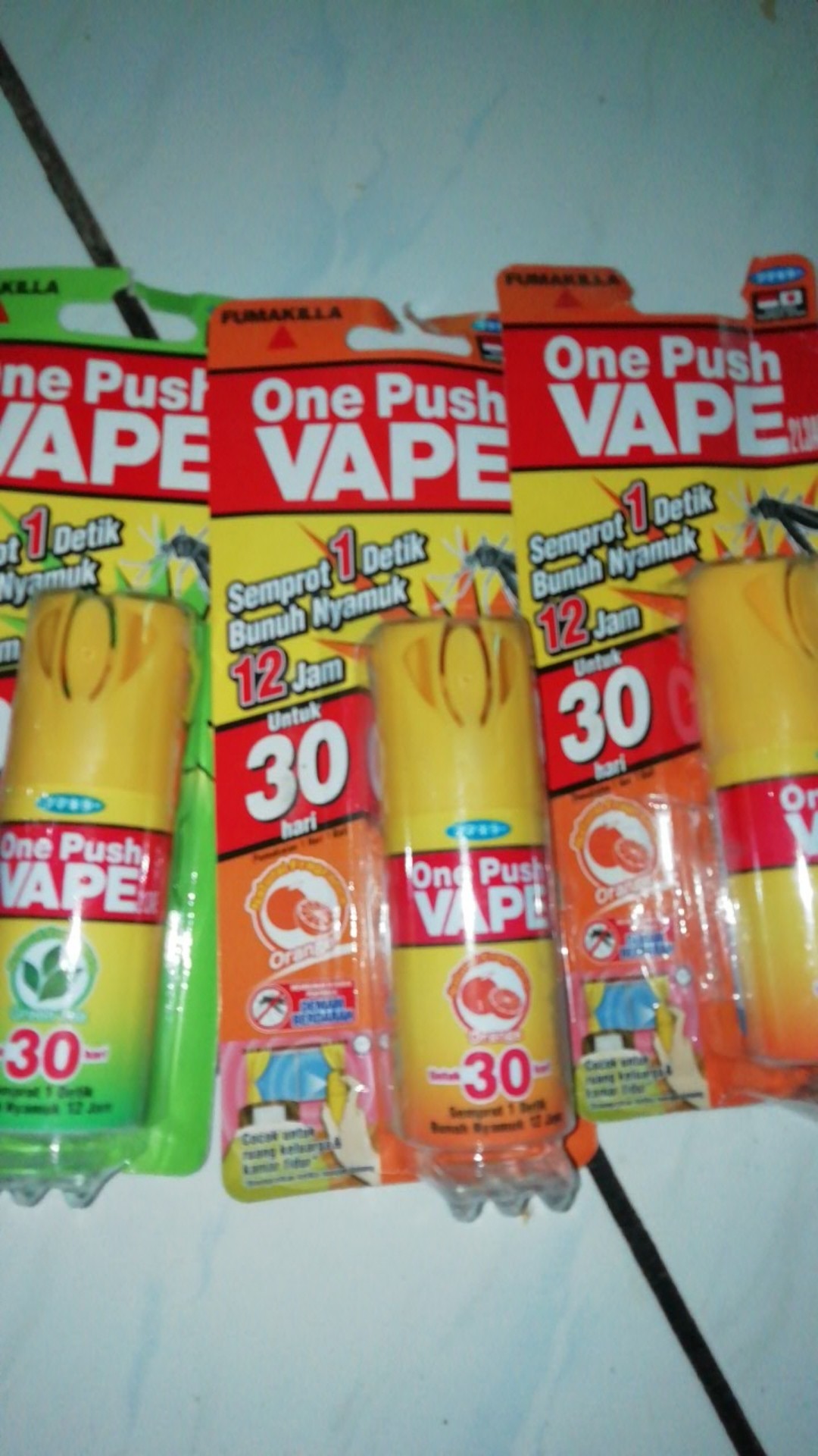 One Push Vape Semprot 30 Hari