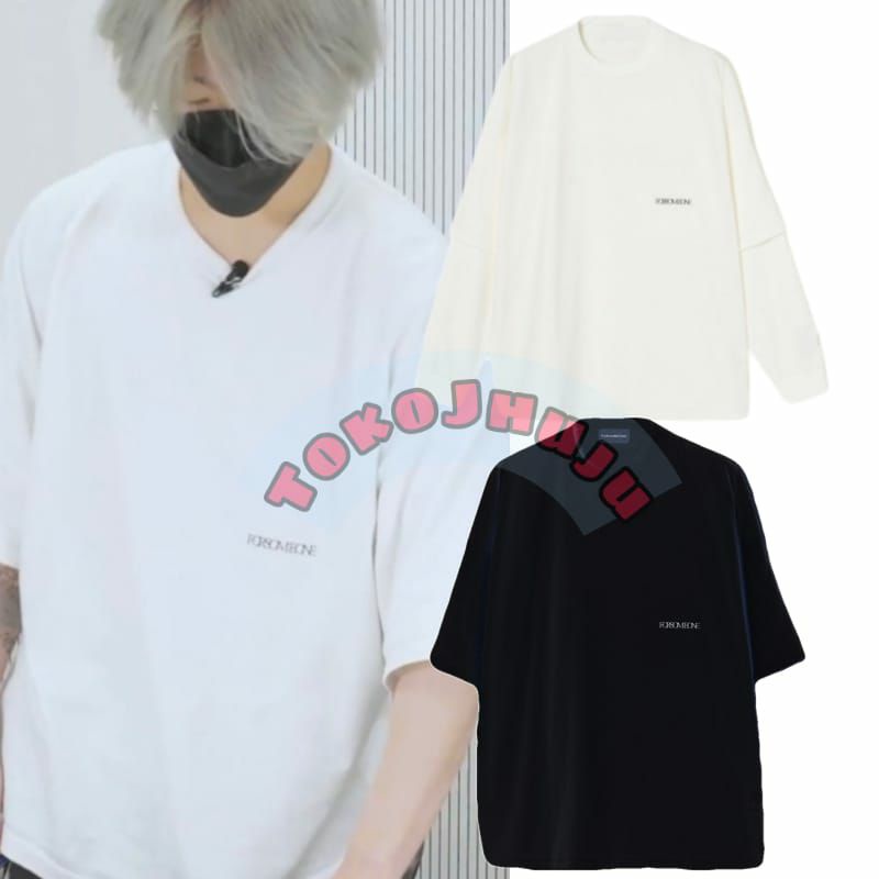 Baju Kaos BTS JK Jungkook For Someone Logo Kiri Tengah