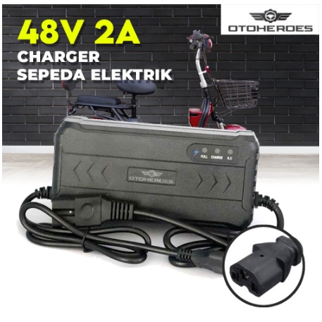 Charger Sepeda Listrik 48V 20Ah/Cas sepeda listrik