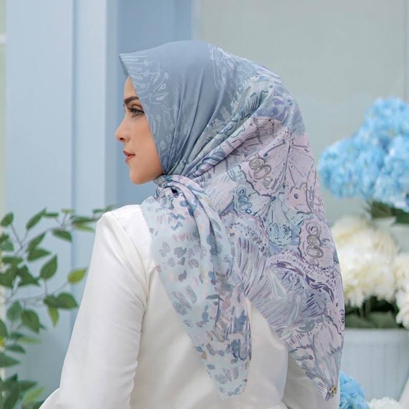 buttonscarves farsha - aqua as is