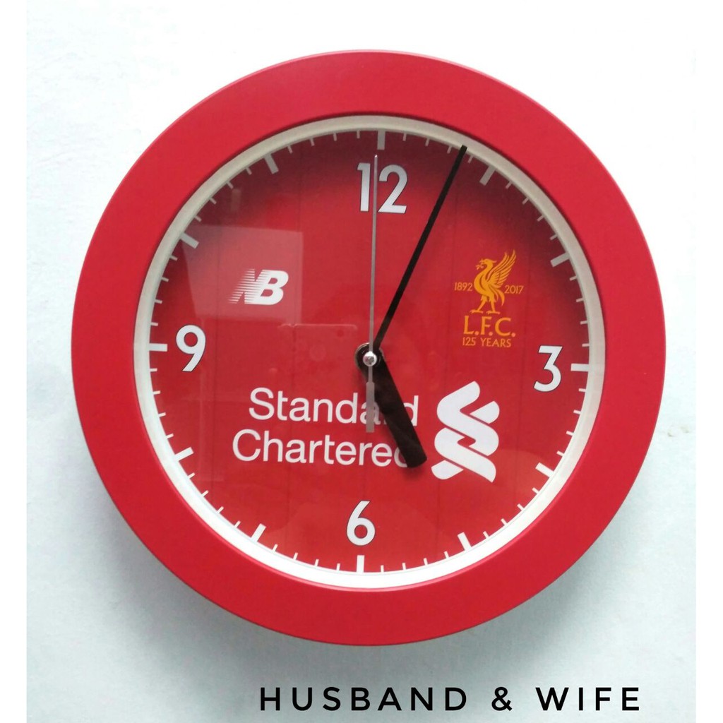 Jam Dinding Liverpool Jersey 2017