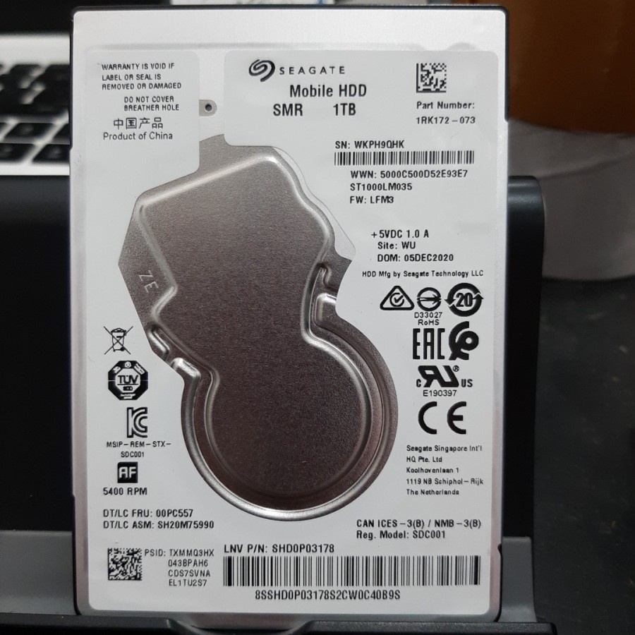 HDD Internal 2,5inch Seagate for Laptop/Notebook