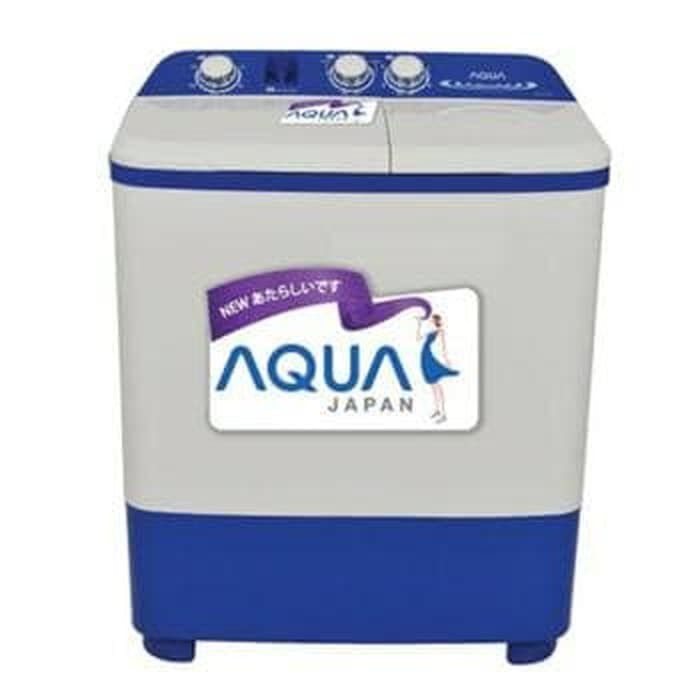 aqua mesin cuci dua tabung 7 kg aqw 755 xt 755xt   780 xt 781xt twin tub garansi  biru 