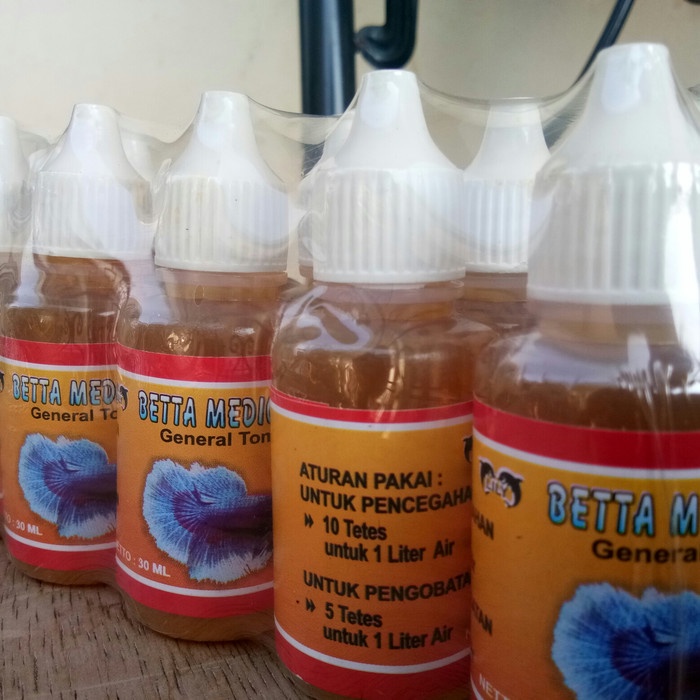 

betta medicine general tonic obat ikan cupang /2 botol