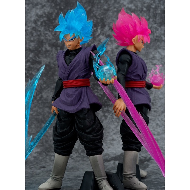 Anime Action Figure Super Saiyan Goku Black Zamasu Rambut Menyala