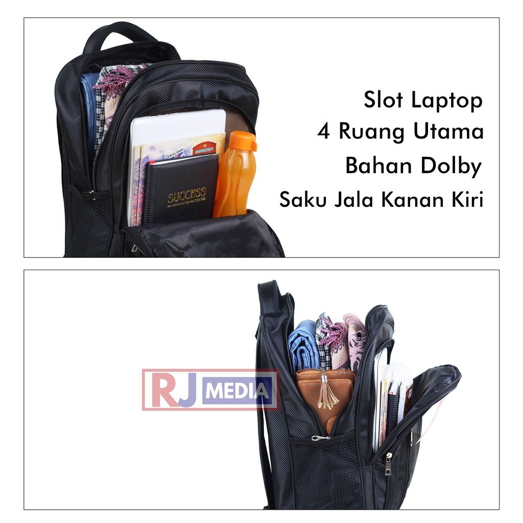 [BISA COD] Ransel POLO ALFITO Backpack Sekolah Kuliah Kerja Kuat Tebal Ransel Laptop Tas Pria Wanita SMP SMA Free Raincover Kualitas Ekspor Terbaru Jahitan Kuat Bahan Tebal Termurah