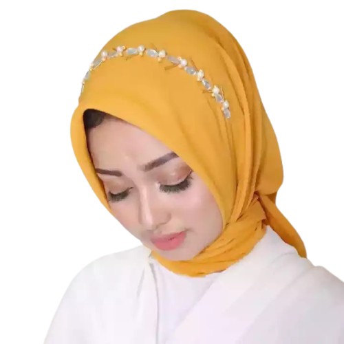 KERUDUNG SEGI EMPAT BELLA SQUARE PAYET/ JILBAB PAYET BELLA SQUARE BAHAN POLLYCOTTON/ HIJAB PAYET-6