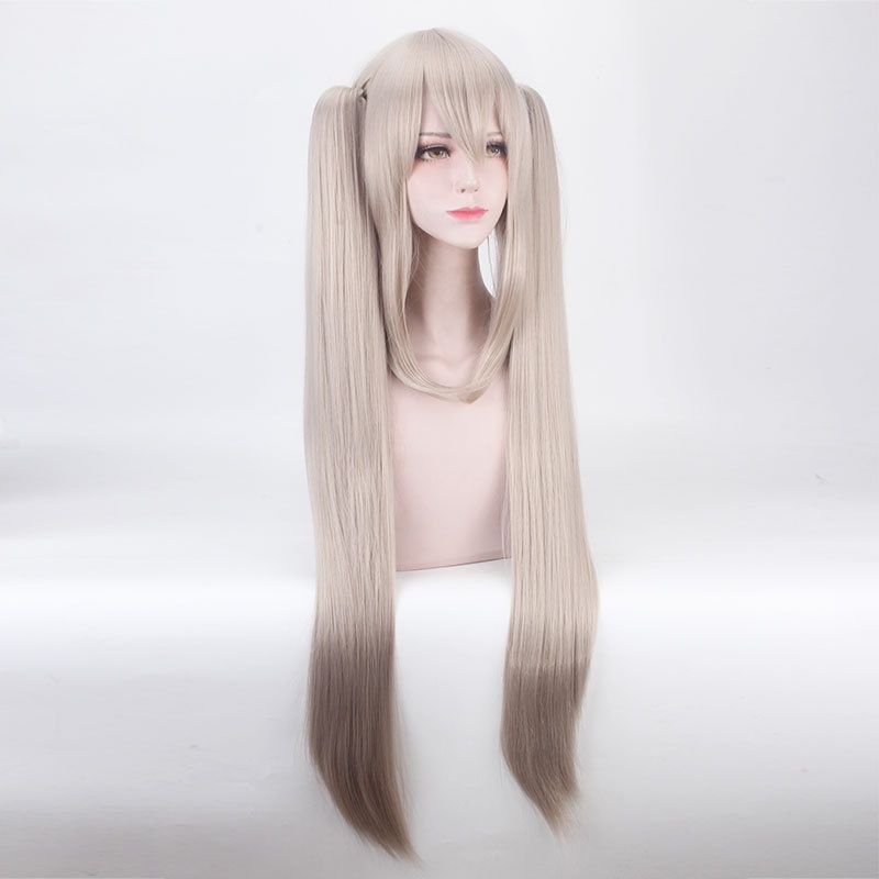 LOL-130 wig clip on  rambut palsu daily lolita cosplay linen gray marie antoinette