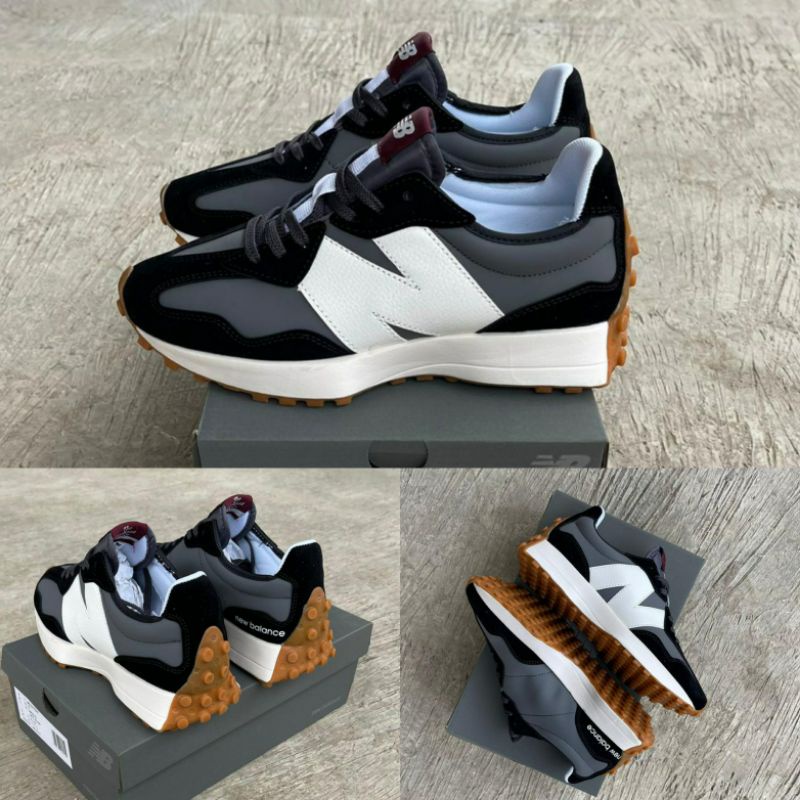 new balance 327 black grey white   sneakers   1 1 like original bnib
