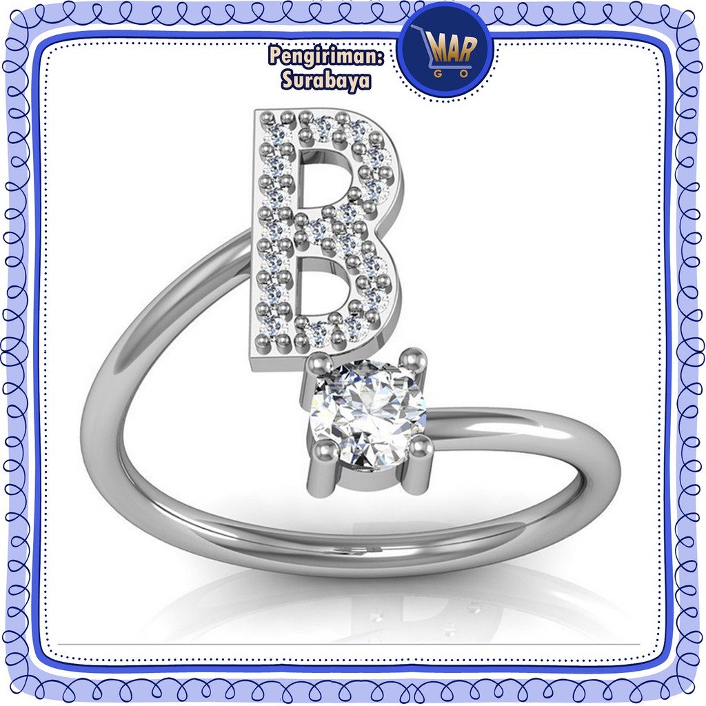 Cincin Huruf / Cincin Alphabet Cincin inisial Nama