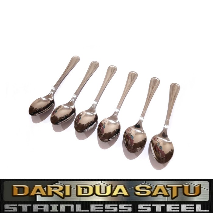 Sendok Makan Hotel & Garpu Makan Hotel Stainless Steel HP-05 (6 pc) - Sendok