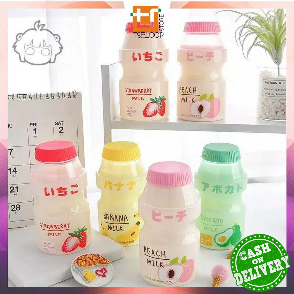 OFM-C306 Botol Air Minum Anak Unik Botol Fruity Botol Minum 480ml / Botol Minum Fruity Fruit ALA KOREA-1