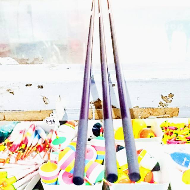 Stik Karbon TITAN Solid Padat Kaku Ujung Lentur Tulcuk Carbon KUAT 90 cm Ujung Joran Pancing Kolam