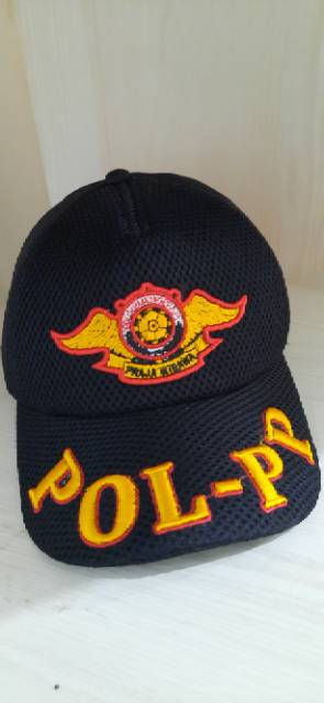 Topi Lapangan SatPol PP Doblemes Hitam