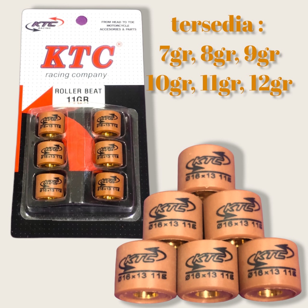 roller KTC original/roller ktc racing ori ktc roller nmax/aerox,mio,vario110/125/150,beat,pcx,dll