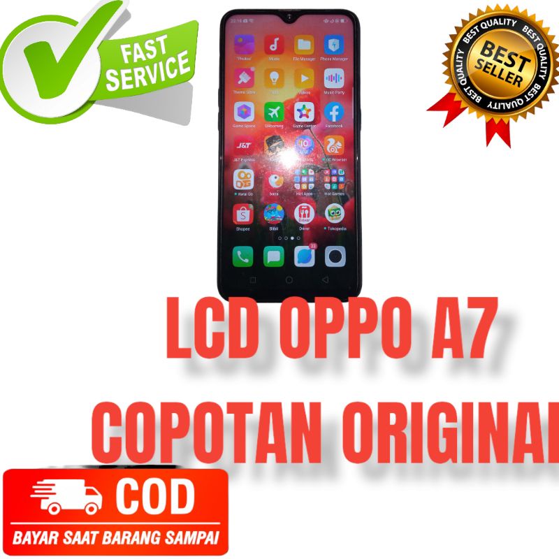 LCD OPPO A7 ORIGINAL COPOTAN