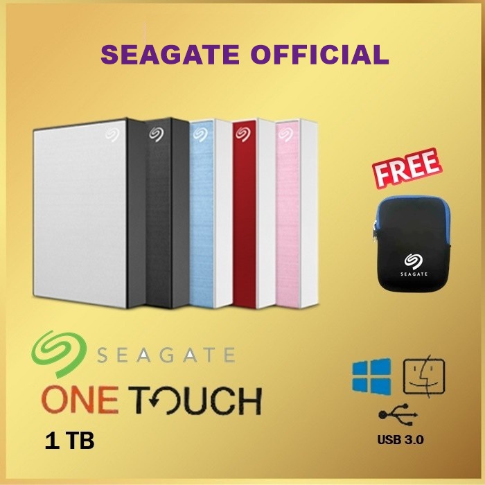 Seagate One Touch HDD / Hardisk Eksternal 1TB USB 3.2 1 TB