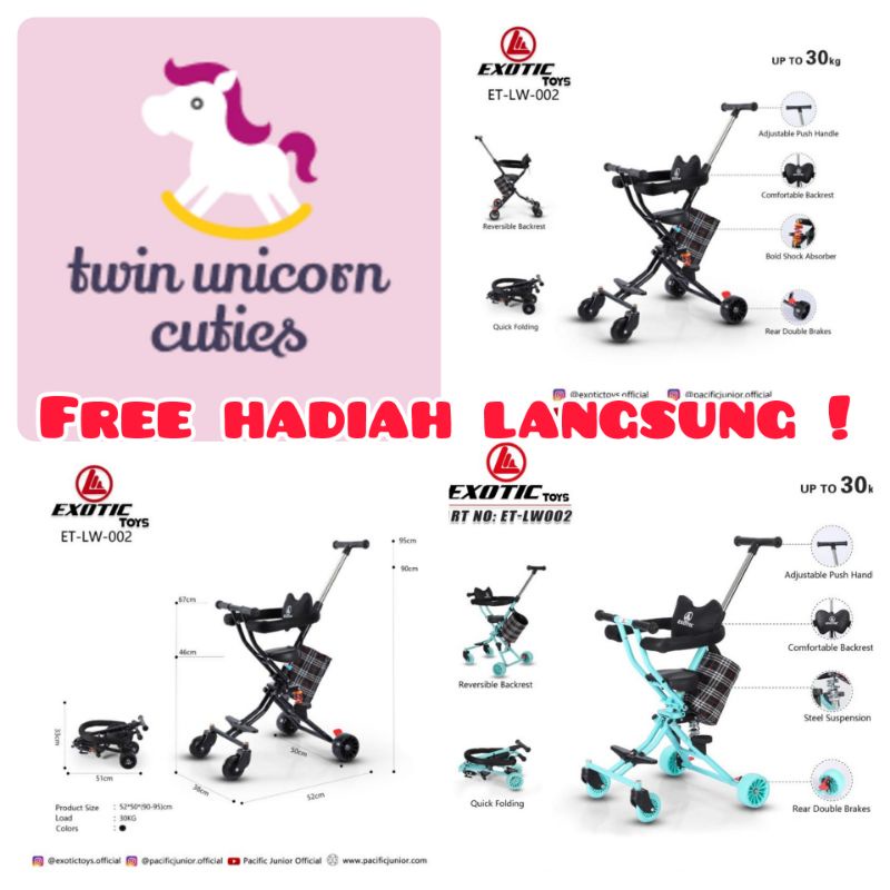 free bubblewrap Exotic ET-LW002 free kranjang bisa lipat kabin