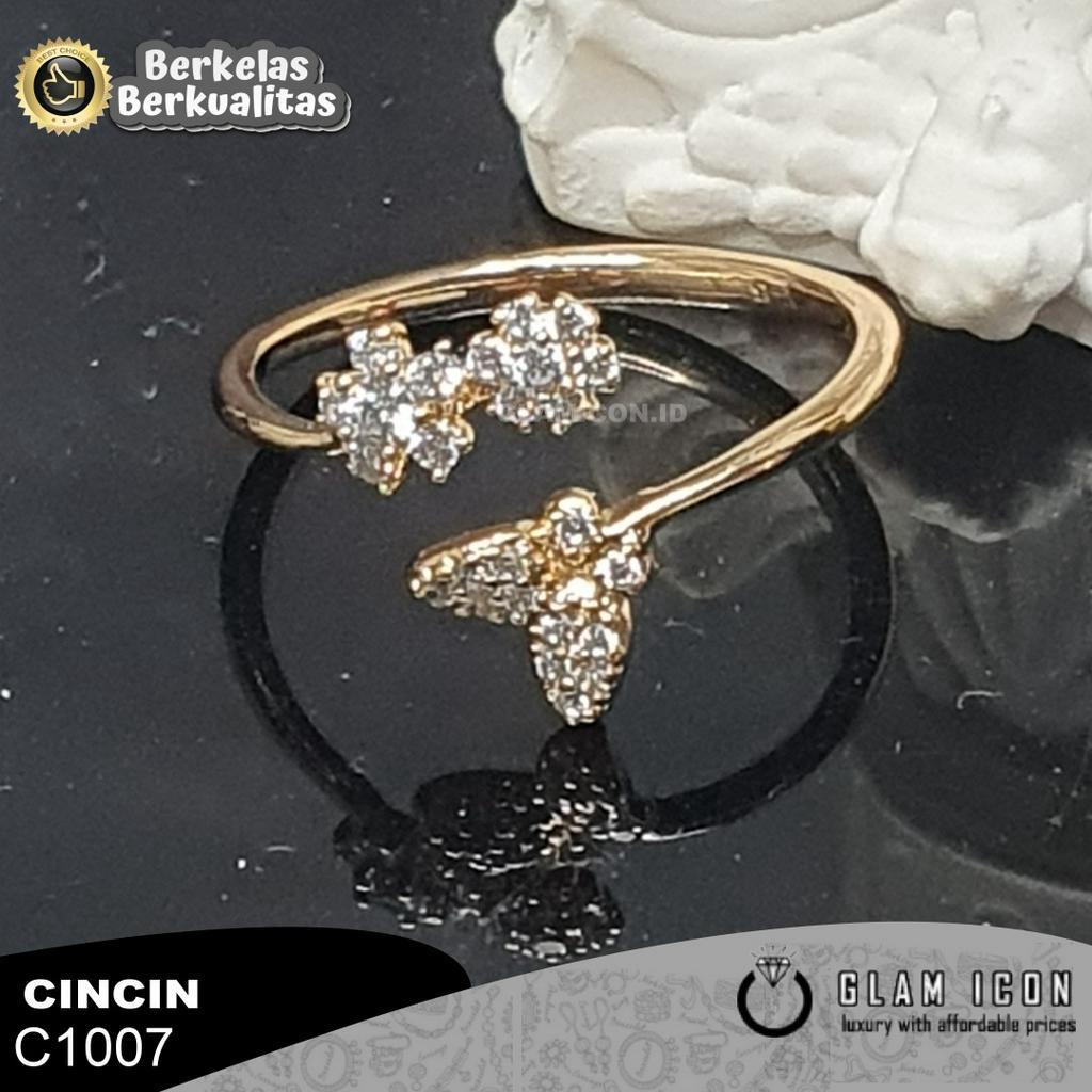 Cincin Wanita Motif kupu-kupu dasi silang C1007 CCG