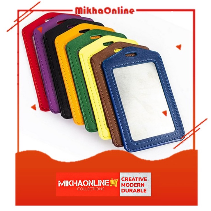 

ID CARD HOLDER SEMI KULIT SINTETIS | TEMPAT ID CARD