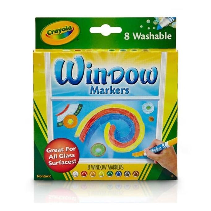 

Office & Stationery | Alat Tulis | Crayola Window Marker Whiteboard Dry Erase. Spidol Kaca. | Best Seller