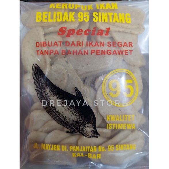 

Kerupuk Ikan Belidak 95 Sintang (Uk. Kecil)