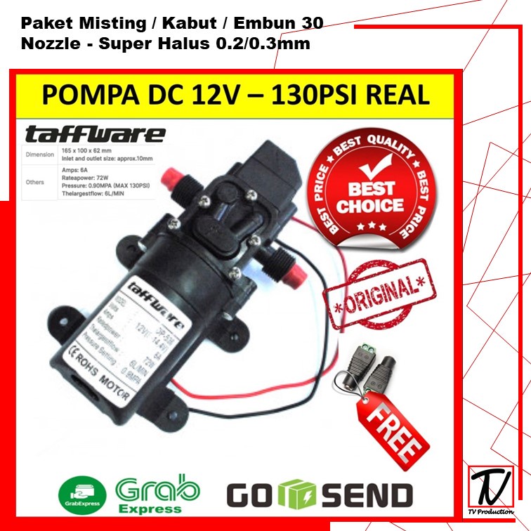 Paket Misting / Kabut / Embun 30 Nozzle - Super Halus 0.2/0.3mm