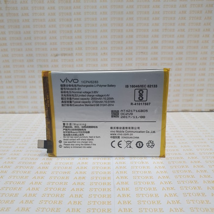 Batre Baterai Batere Battery Vivo Y55 B-B1 Original