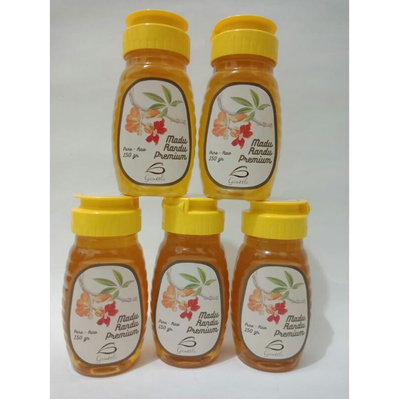 

Gameela Madu Randu Premium 150 Gr Raw Natural Honey Segar dr Lebah Apis Mellifera Nektar Bunga Kapuk