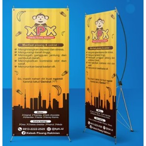 CETAK Y-BANNER PHOTOPAPER 80 X 180 FREE DESAIN