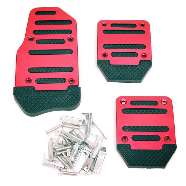 Cover Pedal Set komplit Gas Rem kopling mobil