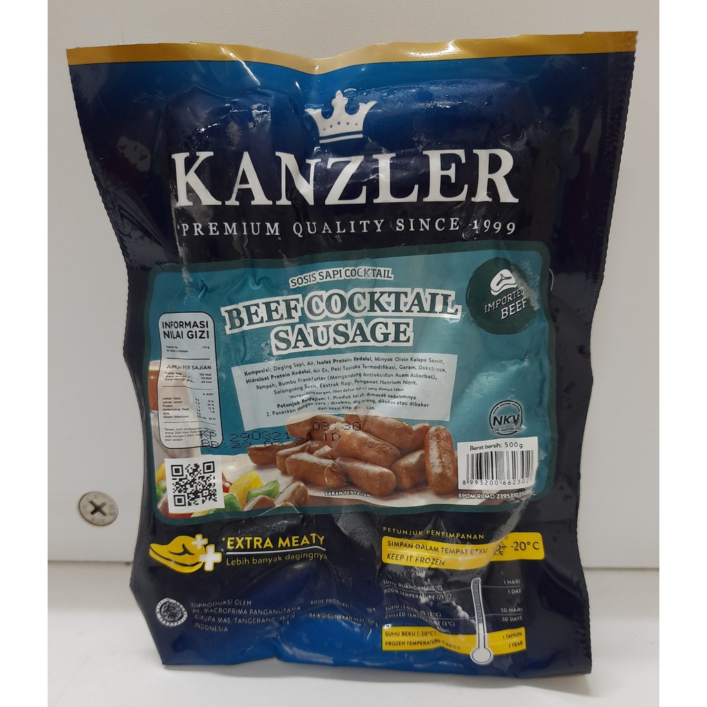 

Kanzler Sosis Sapi Premium 500 gr