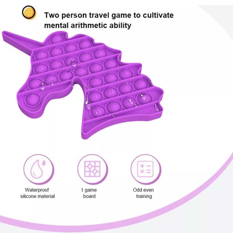 Mainan Fidget Pop It Toys Anak TERMURAH UNICORN AMONG US CRAB LOBSTER-2