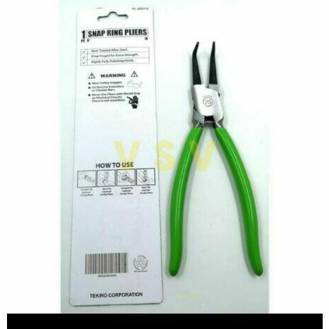 tekiro SR0773 tang snap ring pliers EB 9inch SR 0773