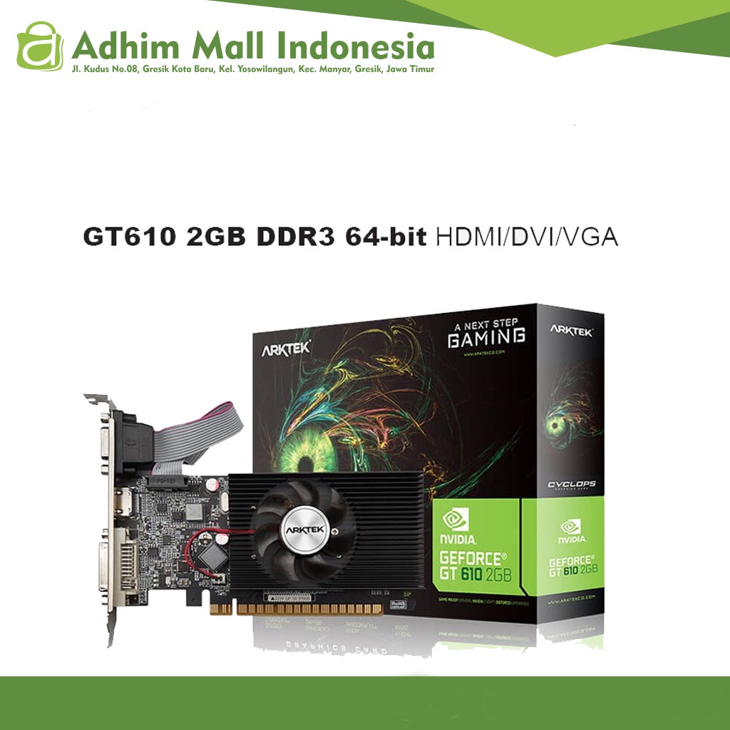ARKTEK CYCLOPS 2GB GEFORCE G610