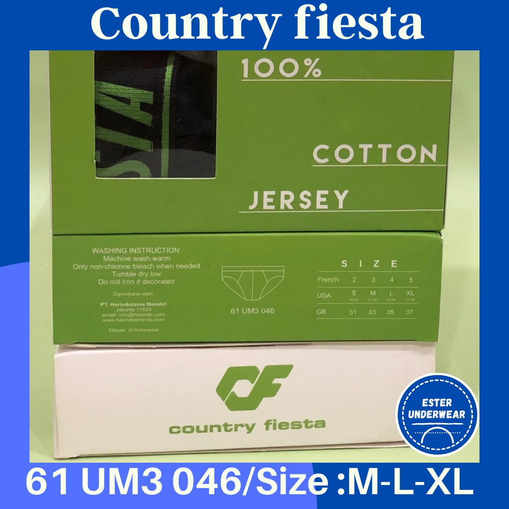 Celana Dalam COUNTRY FIESTA CF 046 ISI-3 Pcs