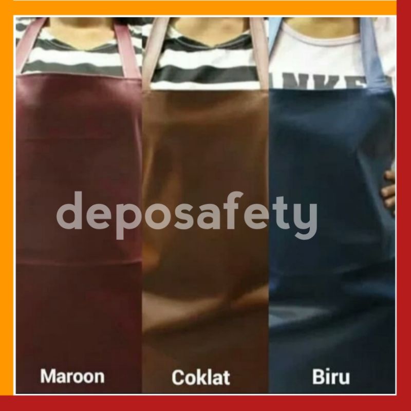 Apron PVC -  Celemek Kulit PVC Leather High